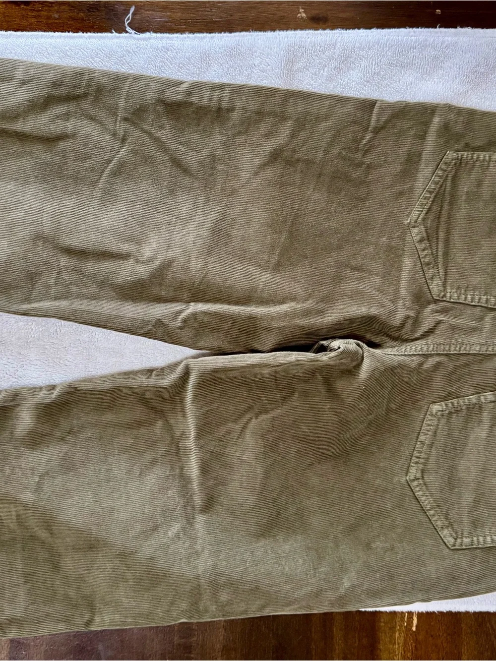 J. Crew Olive Corduroy Pants